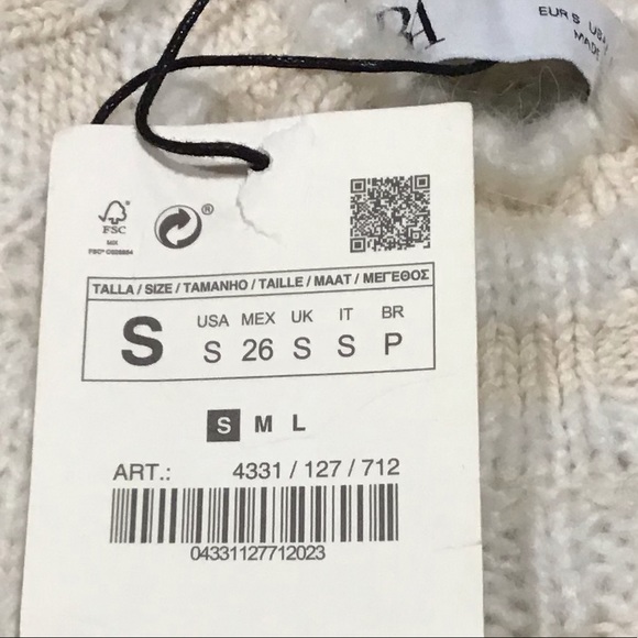 Zara chunky lace textured sweater - Picture 6 of 6